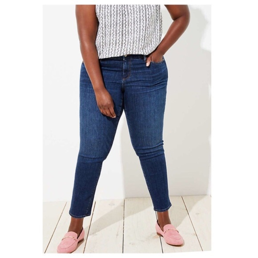 NWT LOFT Plus Straight Leg Jeans